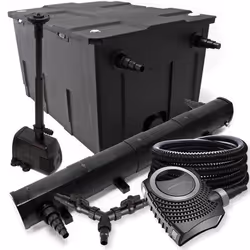 Kit filtration bassin SUNSUN - 60000l - NEO10000 80W - Pompe 25m - Tuyau Fontaine