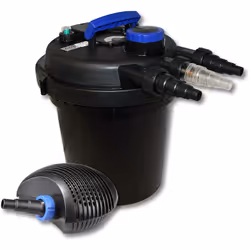 [Entretien efficace de l’étang] - Le filtre de bassin sous pression SunSun CPF-250 avec UVC 11W assure un nettoyage idéal des ...