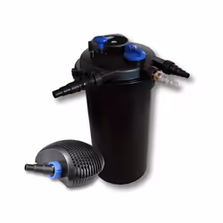 Kit de filtration de bassin à pression 30000l avec 18W UVC Stérilisateur et 40W éco Pompe - SunSun