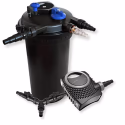 Filtre à pression SunSun pour bassin jusquà 30000l avec stérilisateur UVC 18W et pompe éco 10000l/h 80W