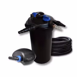 Filtre à pression SunSun pour bassin jusquà 30000l avec pompe éco 40W et stérilisateur UVC 18W