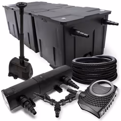 Kit de filtration de bassin SUNSUN - 90000l - Stérilisateur NEO8000 70W - Pompe 25m Tuyau Fontaine