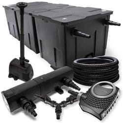 Kit de filtration de bassin SUNSUN - 90000l - Stérilisateur NEO8000 70W - Pompe 25m Tuyau Fontaine