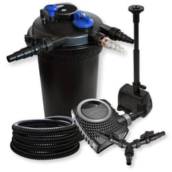 Kit filtration bassin à pression SunSun - 30000l 18W UVC NEO10000 80W Pompe 25m Tuyau Fontaine