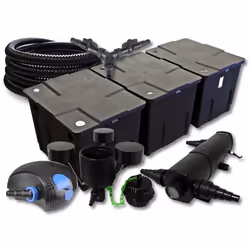 Kit de filtration de bassin SUNSUN - modèle SunSun - 90000l - 18W Stérilisateur - 100W éco Pompe