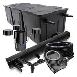 SunSun Kit filtration bassin 90000l 72W Stérilisateur NEO10000 80W Pompe 25m Tuyau Skimmer - 55226