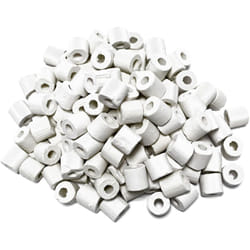 Anneaux céramiques pour Filtre d'aquarium externe Jebao Type 204 – 750 g – 18 x 16 x 16 mm – ø 8 mm – Matériau filtrant nouilles céramiques - Sunsun