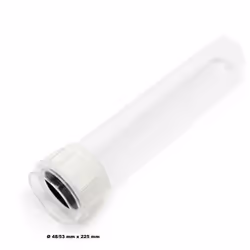 Pièce détachée : Tube de quartz Pièce détachée pour filtre de bassin à pression Pour le modèle CPF-2500 Couleur : blanc Pièce ...