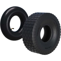 Pneu pour tracteur à pelouse 15x6.00-6 4pr avec chambre à air et valve coudée tondeuse à gazon
