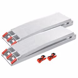 Wiltec Lot de 2x Rampe de char