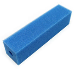 SunSun Cartouche de mousse de filtration - 9,5 x 9,5 x 50 cm - Couleur bleue - Structure fine - pour Systèmes de filtrage eau existants Bassin