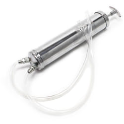 Wiltec - Pompe de vidange d'huile Pétrole Diesel – capacité 500 ml – avec 2 Tuyaux 50 cm – Pompe manuelle d'Aspiration et de Transvasement pour