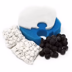 Pièce détachée : Kit de média filtrant Pour SunSun filtre extérieur d’aquarium HW-303 2x anneaux en céramique (450 g chacun)  ...
