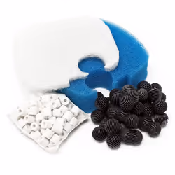 Pièce détachée : Kit de média filtrant Pour SunSun filtre extérieur d’aquarium HW-402B 1x anneaux en céramique (450 g chacun) ...