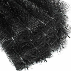 Wiltec - Pare feuilles Lot de 20 pièces 24 m, 20 x 120 cm x ø 15 cm, Protège gouttière, Hérisson stop feuilles, Protection contre feuillages et