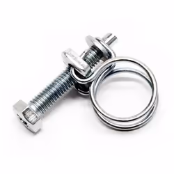Collier de serrage/collier de serrage fil métallique W1 13–16 mm 1,5 mm M5x30 Acier galvanisé Parfait pour tuyaux à air et sp ...