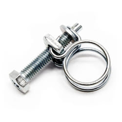 Wiltec - Collier de serrage double fil métal W1 13-16 mm 1,5 mm M5x30
