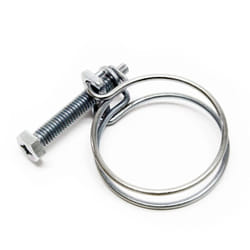 Wiltec - Collier de serrage à double fil – en métal W1 – plage de serrage 37-42 mm – Largeur 2,2 mm M6x40 – Robuste – Serre-tube pour Tuyaux