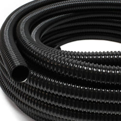 Wiltec - Tuyau d'aspiration noir – 5 m / ø 50 mm (2') / 435 g/m – avec Spirale de renforcement – Tube souple sans pression en pvc – pour Arrosage