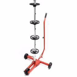 Support de pneus Mobile Largeur de pneus 225 mm Pneu été Pneu hiver Un arbre de stockage de pneus / arbre à jantes pratique p ...