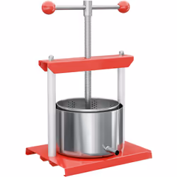[Pressoir à fruits manuel] – Le pressoir à fruits manuel de Wiltec est idéal pour extraire le jus des pommes, raisins, baies  ...