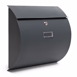 Boite aux lettres Design V17 Mailbox Antharcite Revêtue par poudre Boite postale murale - 60164