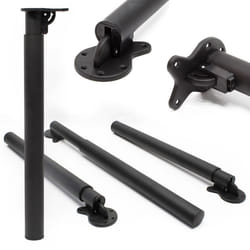 Pied de table Lot de 4 Noir Su