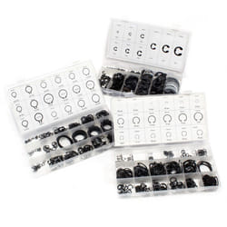 Wiltec - Circlips Anneau de retenue de type Seeger 900pcs. dans un coffret en plastique bien trié