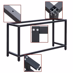 Châssis fixe établi B50xL125xH