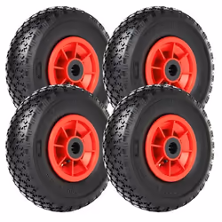 Wiltec Lot de 4x Roue complète