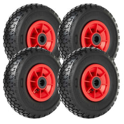 Wiltec Lot de 4x Roue complète