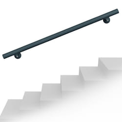 Kit Main courante Rambarde Support mural 100cm Anthracite Escaliers Poignée - 60786
