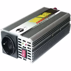enquête Entrée 24 VDC (11 à 15 V) par bornes à vis Sortie 230 V/AC Onde sinusoïdale modifiée description Attention : Cet arti ...