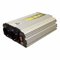 enquête 700 W Entrée 12 VDC (11 à 15 V) par bornes à vis Sortie 230 V/AC Onde sinusoïdale modifiée description Attention : Ce ...