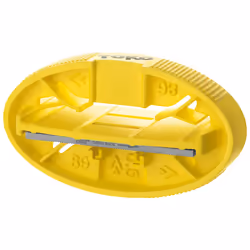 TOKO 5549833, Ski, Aiguiseur de rebord + lime de précision, Course, Jaune, 86 - 89°, 0,5°