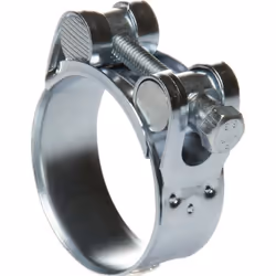 Collier de serrage à boulon articulé - SST - 23-25 mm - Galvanisé - Largeur 18 mm