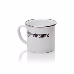 Petromax Tasse en émail blanc, Unique, 0,37 L, Blanc, émail, Acier, Mug, Universel