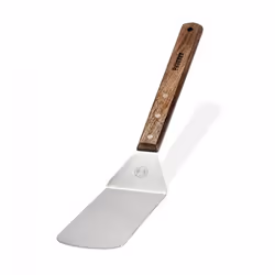 Petromax Spatule flexible avec manche long, Spatule, Acier inoxydable, Bois, Acier inoxydable, Bois, Bois, 73 mm, 190 g