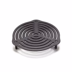 Petromax Grille en fonte superposable, Manique de grill barbecue, Noir, Fonte, ft4.5, Petromax, Rond