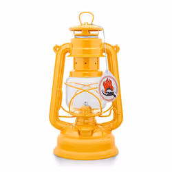 Feuerhand Baby Special 276, Lanterne de camping à combustible, Jaune, Acier galvanisé, Boucle d'accrochage, 0,34 L, 20 h