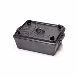 Petromax Moule à gratin avec couvercle k8, Moule à pain, Rectangulaire, Surface plate, 5,5 L, Gris, Fonte