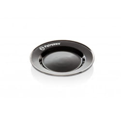 Petromax PX-PLATE-S assiette Rond Verre, Acier Noir 2 pièce(s)