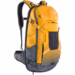 EVOC FR Trail E-Ride, Sans encadrement, Devant, Bicyclette, Gris, Jaune, Unisexe, Mesh, Nylon, Polyuréthane