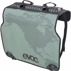 EVOC Tailgate Pad Duo, Support de bicyclette, Porte-vélo hayon arrière, Olive