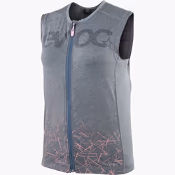 EVOC Protector Vest Women, Veste avec protection dorsale, Gris, M, SML, Adulte, Femelle