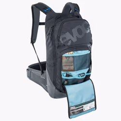 EVOC Trail Pro 10L sac à dos Sac à dos de cyclisme Charbon, Gris - Vue supplémentaire 6