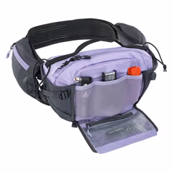 EVOC Hip Pack Pro 3L sacs bananes Mesh, Nylon, Antidéchirure Noir, Violet