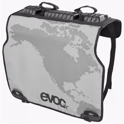 EVOC Tailgate Pad Duo, Support de bicyclette, Porte-vélo hayon arrière, Gris