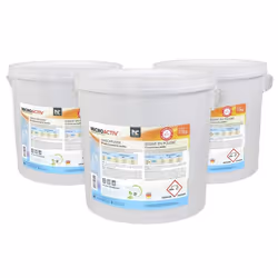3x 10 kg Lessive en poudre Microactiv® en pot de 10 KG