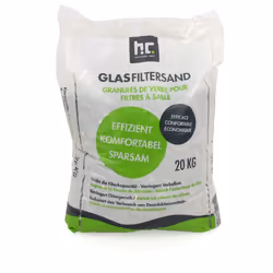 Granulés de Verre - Höfer Chemie - 20 kg - Filtration Haute Performance - Écologique - 2-5 mm